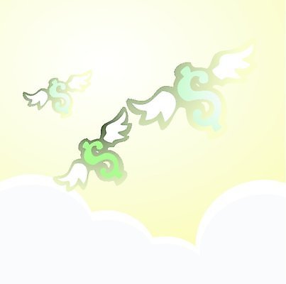 EPS 해외이미지 돈 날개 일러스트 회사 비즈니스 금융 쇼핑 달러 저축 대출 해외202004 해외일러스트 경제 재산 파일형식 벡터 이미지허브