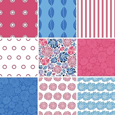 EPS 해외이미지 일러스트 세트 점 원형 9 고리 수집 해외202004 해외일러스트 도형 숫자 파일형식 벡터 이미지허브