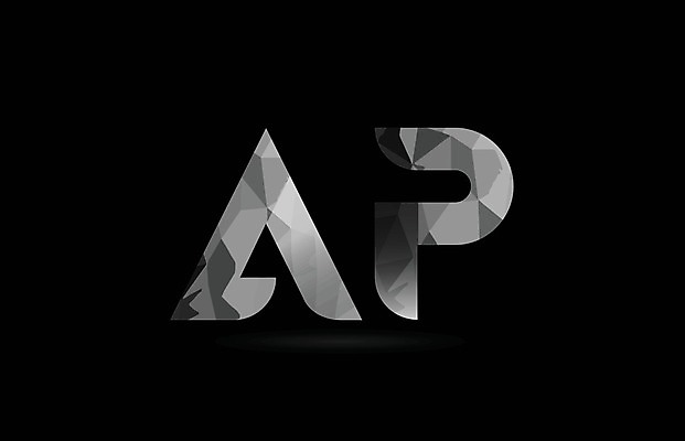 EPS 해외이미지 모양 템플릿 디자인 알파벳 백그라운드 일러스트 회사 비즈니스 검은색 흰색 P 편지 심볼 신분 A 엘리먼트 활자 해외202004 해외일러스트 영어 컬러 활자판 파일형식 벡터 이미지허브