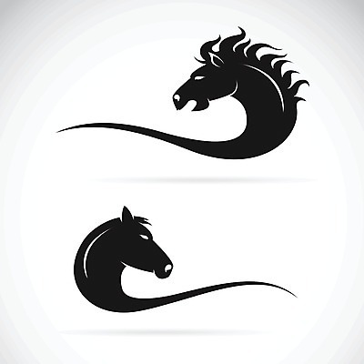 EPS 해외이미지 클립아트 디자인 얼굴 일러스트 추상 사람없음 달리기 검은색 흰색 말_동물 심볼 그림 윤곽 해외202004 해외일러스트 컬러 무늬 포유류 모션 신체부위 파일형식 벡터 이미지허브