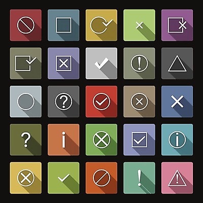 EPS 해외이미지 컨셉 일러스트 장난 성공 그림자 경고 컴퓨터 세트 웹 블록 정보 플랫 끝 닫기 질문 알림 심볼 흔적 사인 취소 삭제 감탄 경보 그만 대답 엘리먼트 오류 인터페이스 주목 헬프 해외202004 해외일러스트 인터넷 모션 전자제품 도움 파일형식 벡터 이미지허브