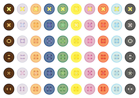 EPS 해외이미지 일러스트 빨간색 초록색 파란색 세트 갈색 노란색 유행 직물 원형 바느질 수집 제비꽃 오브젝트 고립 해외202004 해외일러스트 도형 꽃 컬러 파일형식 벡터 이미지허브