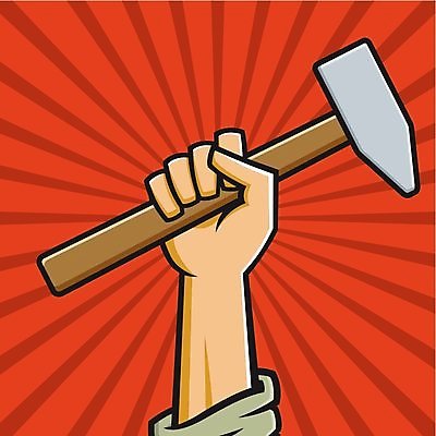 EPS 해외이미지 셔츠 일러스트 노동자 그래픽 빨간색 주먹 수확 공구 망치 만화 문신 목수 알림 심볼 복고 경례 팔 소매 동맹 혁명 건축업자 러시아인 소비에트 항의 해외202004 해외일러스트 서양인 직업 건축 컬러 컨셉 상의 농업 모션 신체부위 도구 인사 파일형식 벡터 이미지허브