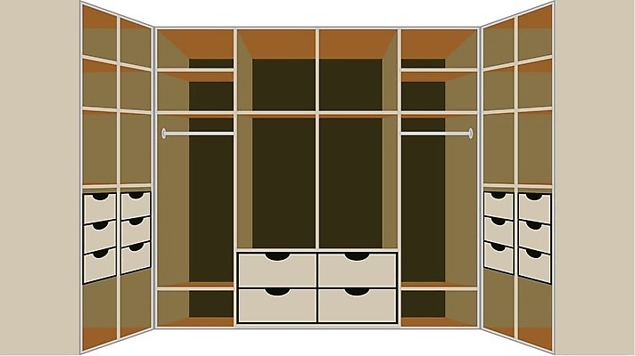 EPS 해외이미지 옷 가구 일러스트 선반 주택 실내 내부 목재 유행 방 자르기 수납 고립 섞기 신발장 해외202004 해외일러스트 나무 생활용품 재료 모션 건물 파일형식 벡터 이미지허브
