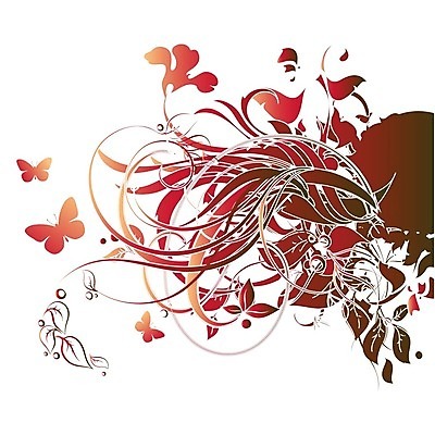 EPS 해외이미지 모양 식물 디자인 배너 꽃 나비 백그라운드 컨셉 잎 꽃무늬 곡선 일러스트 자연 추상 프레임 창조 그래픽 장식 여름 유행 가을 화려 황금 모서리 복고 스타일 해외202004 해외일러스트 계절 선 곤충 무늬 생태계 파일형식 벡터 이미지허브