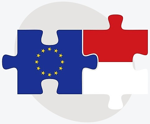 EPS 해외이미지 유럽 조각 컨셉 일러스트 비즈니스 관계 협력 함께함 사람 그래픽 3D 깃발 퍼즐 연결 결합 접속 오브젝트 흰배경 나눔 해결 고립 모나코 유럽연합 전국 정부 정치 통일 해외202004 해외일러스트 나라 백그라운드 흰색 디지털합성 파일형식 벡터 이미지허브