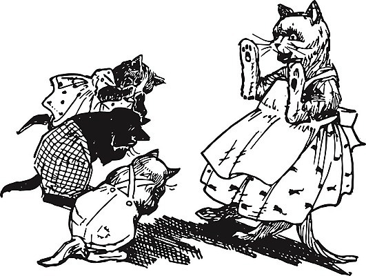 EPS 해외이미지 캐릭터 여러마리 일러스트 가족 허리숙이기 사람없음 손들기 검은색 고양이 앞치마 놀람 라인아트 그림 판화 해외202004 해외일러스트 일러캐릭터 감정 선 컬러 다수 포유류 관계 모션 표정 숙이기 미술 반려동물 파일형식 벡터 이미지허브