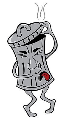 EPS 해외이미지 캐릭터 전통 일러스트 미술 금속 쓰레기통 캔 쓰레기 폐기물 컨테이너 만화 냄새 악취 낭비 고립 마스코트 철강 해외202004 해외일러스트 일러캐릭터 산업 컨셉 재질 문화예술 파일형식 벡터 이미지허브