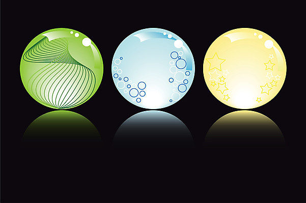EPS 해외이미지 모양 별 선 일러스트 공 유리 미술 그래픽 장식 초록색 파란색 빛 반사 노란색 어둠 거품 흰색 원형 투명 오브젝트 광택 공상 여의주 파스텔톤 현실 해외202004 해외일러스트 자연요소 도형 컬러 재질 문화예술 파일형식 벡터 이미지허브