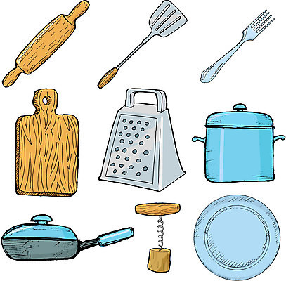 EPS 해외이미지 식기 접시 손 디자인 음식 포크 일러스트 가정 주방용품 주택 요리 세트 상점 주방 요리사 가전제품 기구 프라이팬 냄비 스케치 오브젝트 사인 주걱 밀대 와인오프너 해외202004 해외일러스트 직업 생활용품 미술 건물 신체부위 솥 병따개 파일형식 벡터 이미지허브