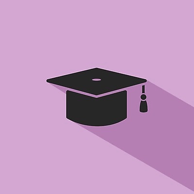 EPS 해외이미지 교육 일러스트 졸업 성공 스터디 흰색 축하 졸업장 심볼 사인 대학교 고립 총각 캡모자 해외202004 해외일러스트 모자_잡화 컬러 컨셉 학교 학습 파일형식 벡터 이미지허브