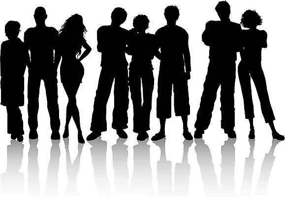 EPS 해외이미지 실루엣 백그라운드 일러스트 비즈니스 함께함 사람 글로벌 흰색 경영자 해외202004 해외일러스트 컬러 컨셉 촬영기법 리더 파일형식 벡터 이미지허브