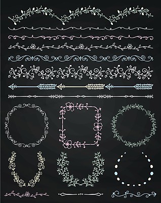 EPS 해외이미지 선 크리스마스 일러스트 학교 사각프레임 사람없음 칠판 원형프레임 해외202004 해외일러스트 교육 기념일 프레임 사각형 원형 파일형식 벡터 이미지허브