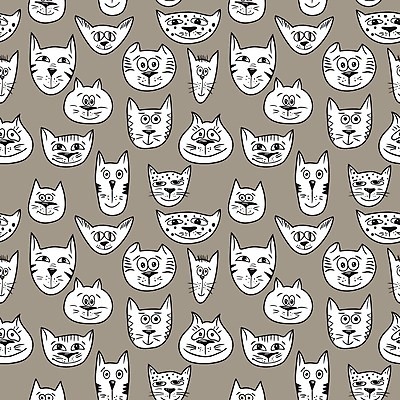 EPS 해외이미지 동물 캐릭터 디자인 행복 종이 얼굴 백그라운드 패턴 일러스트 벽지 미소 그래픽 장식 반려동물 갈색 고양이 기쁨 수확 아기 직물 인쇄 만화 포장소품 해외202004 해외일러스트 일러캐릭터 감정 컬러 무늬 농업 포장 포유류 표정 사람 신체부위 오브젝트 포장재료 파일형식 벡터 이미지허브