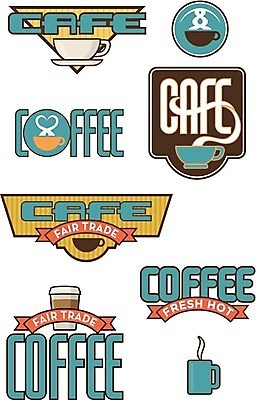 EPS 해외이미지 디자인 커피 일러스트 오리 그래픽 컵 빨간색 물 갈색 노란색 카페 머그컵 신선 뜨거움 수증기 배지 해외202004 해외일러스트 자연요소 식기 음료 컬러 조류 상점 파일형식 벡터 이미지허브