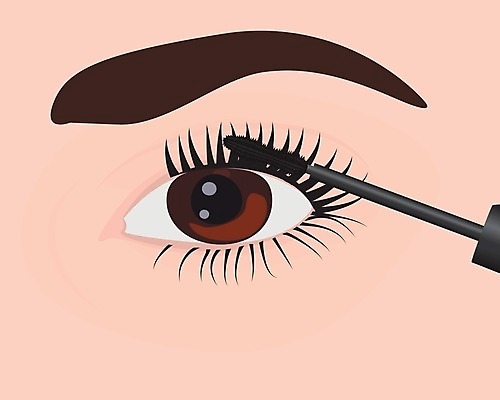 EPS 해외이미지 모델 디자인 여자 얼굴 백그라운드 컨셉 일러스트 잉크 미술 유행 검은색 페인트 화장품 흰색 붓 화려 눈썹 속눈썹 마스카라 만들기 돌봄 엘리먼트 신청 해외202004 해외일러스트 컬러 모션 문화예술 사람 신체부위 뷰티 파일형식 벡터 이미지허브