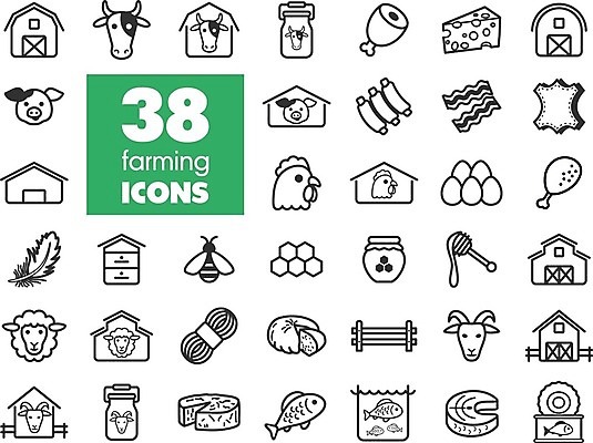 EPS 해외이미지 동물 음식 농업 일러스트 염소 치즈 주택 육류 어류 사람없음 세트 농장 계란 치킨 우유 연못 양 돼지 소 농부 벌 심볼 꿀 양고기 수탉 벌집 외양간 격납고 암탉 해외202004 해외일러스트 직업 산업 곤충 식재료 포유류 유제품 건물 알 수중동물 닭 암컷 수컷 닭고기요리 파일형식 벡터 건축물 조류 건축 이미지허브