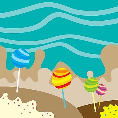 EPS 해외이미지 섬 일러스트 사탕 미술 컬러풀 세계 무대 게임 만화 땅 메뉴 심플 공상 층 비디오게임 해외202004 해외일러스트 컬러 놀이 문화예술 디저트 파일형식 벡터 이미지허브