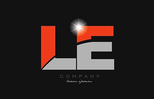 EPS 해외이미지 모양 템플릿 디자인 알파벳 백그라운드 오렌지 일러스트 회사 비즈니스 반짝임 회색 E 편지 심볼 신분 L 엘리먼트 활자 해외202004 해외일러스트 영어 컬러 과일 모션 활자판 파일형식 벡터 이미지허브