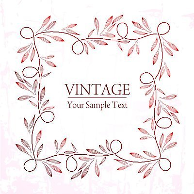 EPS 해외이미지 백그라운드 잎 라인일러스트 일러스트 사각프레임 타이포그라피 사람없음 빨간색 빈티지 잎줄기 해외202004 해외일러스트 식물 문자 줄기 컬러 컨셉 프레임 사각형 파일형식 벡터 이미지허브