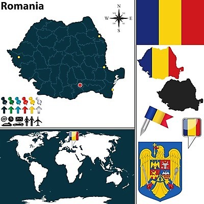 EPS 해외이미지 모양 템플릿 실루엣 유럽 여행 지도 일러스트 경계선 깃발 땅 심볼 사인 지역 루마니아 공화국 부쿠레슈티 전국 지도책 지리 해외202004 해외일러스트 나라 선 촬영기법 책 경계 파일형식 벡터 이미지허브