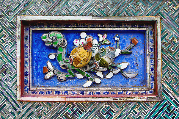 포토 JPG 해외이미지 아시아 문화 벽 여행 건축양식 휴가 사람없음 장식 컬러풀 중국 페인트 수확 타일 질감 베트남 시멘트 모자이크 솜씨 옛날 스타일 해외202004 해외포토 건축 나라 컬러 농업 동남아시아 파일형식 이미지허브