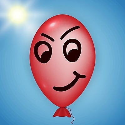 EPS 해외이미지 클립아트 일러스트 하늘 미술 미소 웃음 그래픽 태양 분노 만화 클립 풍선 나쁜 현실 해외202004 해외일러스트 자연요소 감정 문화예술 표정 파일형식 벡터 이미지허브