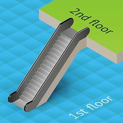 EPS 해외이미지 디자인 일러스트 사다리 모션 바닥 들기 그래픽 픽토그램 3D 계단 도시 보행자 전철 심볼 오브젝트 사인 에스컬레이터 고립 엘리먼트 현실 해외202004 해외일러스트 육상교통 대중교통 도구 디지털합성 파일형식 벡터 교통수단 교통 이미지허브