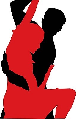 EPS 해외이미지 디자인 커플 여자 남자 음악 일러스트 사랑 빨간색 검은색 댄서 탱고 해외202004 해외일러스트 직업 감정 컬러 관계 문화예술 사람 춤 파일형식 벡터 이미지허브