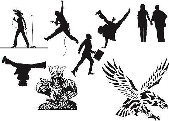 EPS 해외이미지 전신 한마리 커플 여자 남자 실루엣 일러스트 힙합 여러명 성인 세트 달리기 손잡기 점프 댄서 가수 비보이 독수리 기타리스트 무사 성인만 해외202004 해외일러스트 직업 1 음악 다수 관계 모션 조류 촬영기법 사람 연주자 음악가 춤 파일형식 벡터 이미지허브