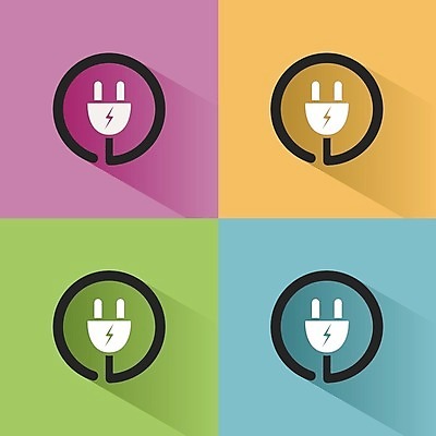 EPS 해외이미지 디자인 인터넷 일러스트 웹 힘 장비 에너지 플랫 콘센트 플러그 연결 심볼 사인 심플 철사 엘리먼트 해외202004 해외일러스트 파일형식 벡터 이미지허브