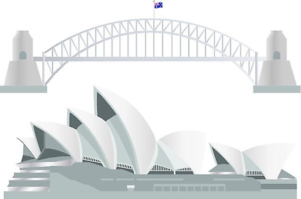EPS 해외이미지 상징 여행 백그라운드 일러스트 주택 도시풍경 여행객 항구 흰색 깃발 도시 호주 대륙 그림 엽서 기념품 시드니 스카이라인 고립 랜드마크 오지 오페라 해외202004 해외일러스트 컬러 교통시설 사람 풍경 건물 오세아니아 편지 오브젝트 파일형식 벡터 이미지허브