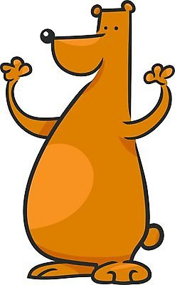 EPS 해외이미지 클립아트 동물 캐릭터 행복 일러스트 곰 그래픽 갈색 낙서 만화 스케치 그림 심플 코믹 마스코트 캐리커처 해외202004 해외일러스트 일러캐릭터 감정 컬러 포유류 미술 파일형식 벡터 이미지허브