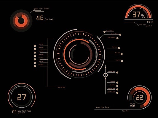 EPS 해외이미지 모델 디자인 선 과학 컨셉 오렌지 일러스트 벽지 추상 미래 그래픽 컴퓨터 우주 디지털 스크린 검은색 인포그래픽 터치 판넬 원형 사이버 분석 코스모스 전자 시스템 계기판 엘리먼트 인터페이스 제어 프로젝트 가상 스타일 사용자 해외202004 해외일러스트 도형 꽃 컬러 무늬 과일 전자제품 파일형식 벡터 이미지허브