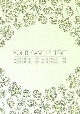 EPS 해외이미지 배너 꽃 선 백그라운드 꽃무늬 일러스트 텍스트 프레임 사람없음 엘리먼트 해외202004 해외일러스트 식물 무늬 파일형식 벡터 이미지허브