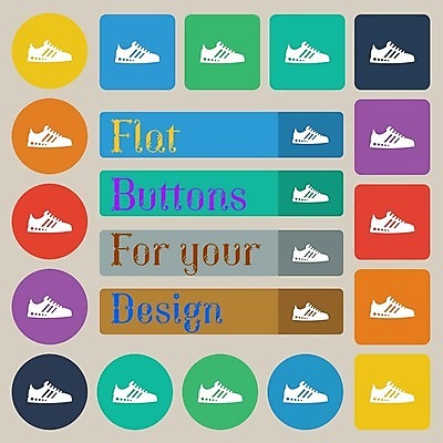 EPS 해외이미지 실루엣 스포츠 운동화 신발 일러스트 거리 건강 달리기 조깅 플랫 보호 심볼 오브젝트 사인 체육관 심플 안락 해외202004 해외일러스트 컨셉 모션 촬영기법 운동 파일형식 벡터 이미지허브