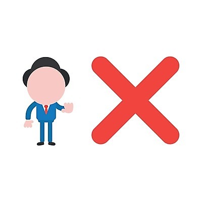 EPS 해외이미지 캐릭터 남자 컨셉 십자가 일러스트 비즈니스 텍스트 노동자 말하기 사람 손짓 빨간색 금지 비즈니스맨 X 위험 거절 편지 종업원 사인 경영자 보여주기 변호사 취소 그만 마스코트 부정 부정적 분쟁 오류 잘못 해외202004 해외일러스트 일러캐릭터 직업 알파벳 감정 컬러 모션 직장인 리더 파일형식 벡터 이미지허브