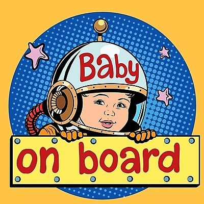 EPS 해외이미지 일러스트 한명 상반신 우주 우주비행사 아기 팝아트 카툰스타일 신생아우주복 해외202004 해외일러스트 1 사람 그림 유아복 파일형식 벡터 이미지허브