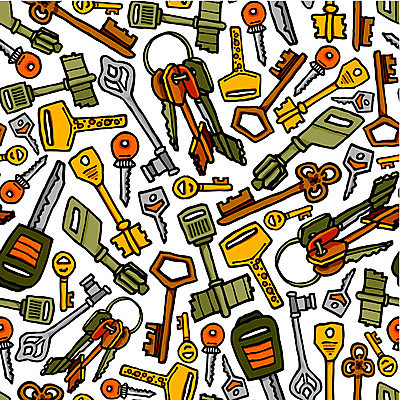 EPS 해외이미지 패턴 일러스트 열쇠 만화 보안장치 해외202004 해외일러스트 무늬 장비 보안 파일형식 벡터 이미지허브