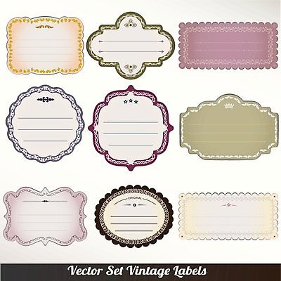 EPS 해외이미지 일러스트 프레임 사람없음 장식 세트 라벨 빈티지 클래식 고급 해외202004 해외일러스트 컨셉 파일형식 벡터 이미지허브