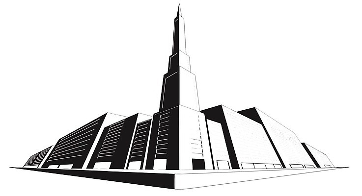EPS 해외이미지 일러스트 사무실 탑 고층빌딩 블록 도시 모서리 큼 그림 첨탑 고립 해외202004 해외일러스트 비즈니스 빌딩 크기 파일형식 벡터 건물 건축물 건축 이미지허브