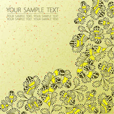 EPS 해외이미지 배너 꽃 선 백그라운드 꽃무늬 일러스트 텍스트 프레임 사람없음 엘리먼트 해외202004 해외일러스트 식물 무늬 파일형식 벡터 이미지허브