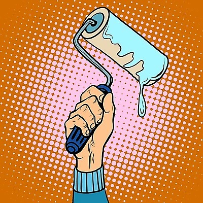 EPS 해외이미지 디자인 벽 백그라운드 생각 일러스트 성공 손잡이 미술 사람 내부 장식 컬러풀 페인트 수확 흰색 공구 붓 업무 점 수리 엉덩이 만화 심볼 오브젝트 사인 복고 팝아트 코믹 롤 롤러 페인트붓 화가 고립 만화책 업그레이드 팝 스타일 해외202004 해외일러스트 직업 컬러 컨셉 농업 문화예술 신체부위 책 도구 작업 그림 파일형식 벡터 이미지허브