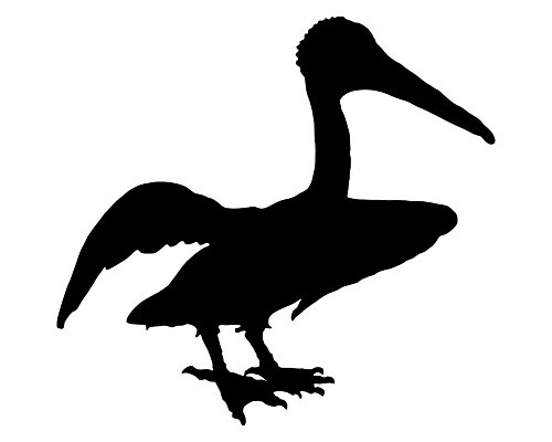 EPS 해외이미지 동물 실루엣 백그라운드 일러스트 조류 물 검은색 펠리컨 고립 해외202004 해외일러스트 자연요소 컬러 촬영기법 파일형식 벡터 이미지허브