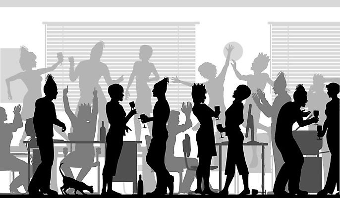 EPS 해외이미지 행복 실루엣 일러스트 비즈니스 응원 성공 휴가 노동자 직장 사람 사무실 파티 축제 활발 축하 자르기 박수 동료 윤곽 해외202004 해외일러스트 직업 감정 컨셉 회사 관계 모션 촬영기법 손짓 이벤트 파일형식 벡터 이미지허브