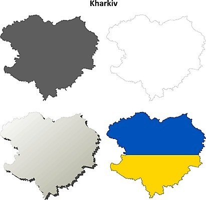 EPS 해외이미지 디자인 실루엣 여행 백그라운드 지도 일러스트 세트 3D 공백 경계선 윤곽 영토 지역 고립 우크라이나 디테일 해외202004 해외일러스트 유럽 선 촬영기법 디지털합성 경계 파일형식 벡터 이미지허브