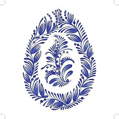 EPS 해외이미지 디자인 꽃 백그라운드 잎 일러스트 추상 수채화 부활절 미술 사람없음 파란색 부활절계란 해외202004 해외일러스트 식물 기념일 컬러 무늬 문화예술 계란 파일형식 벡터 이미지허브