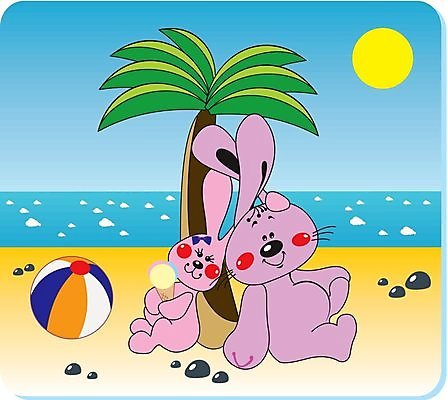 EPS 해외이미지 클립아트 동물 모래 파도 바다 여행 일러스트 공 자연 하늘 휴가 휴식 항해 야외 물 여름 파란색 태양 토끼 뜨거움 만화 그림 해외202004 해외일러스트 자연요소 계절 컬러 컨셉 배_교통 포유류 반려동물 생태계 파일형식 벡터 이미지허브