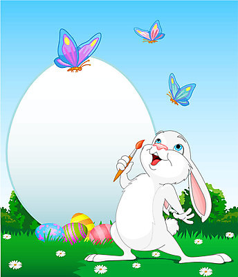 EPS 해외이미지 동물 행복 나비 일러스트 자연 휴가 부활절 봄 토끼 인사 잡기 메시지 사인 부활절계란 I 해외202004 해외일러스트 알파벳 계절 기념일 감정 곤충 포유류 모션 반려동물 계란 예절 생태계 파일형식 벡터 이미지허브