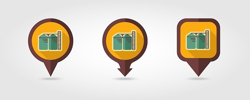 EPS 해외이미지 디자인 지도 농업 일러스트 표시 옥수수 씨앗 건물 농장 낟알 엘리베이터 창고 오브젝트 수납 외양간 고립 사일로 충고 해외202004 해외일러스트 식물 건축물 산업 곡류 파일형식 벡터 건축 이미지허브
